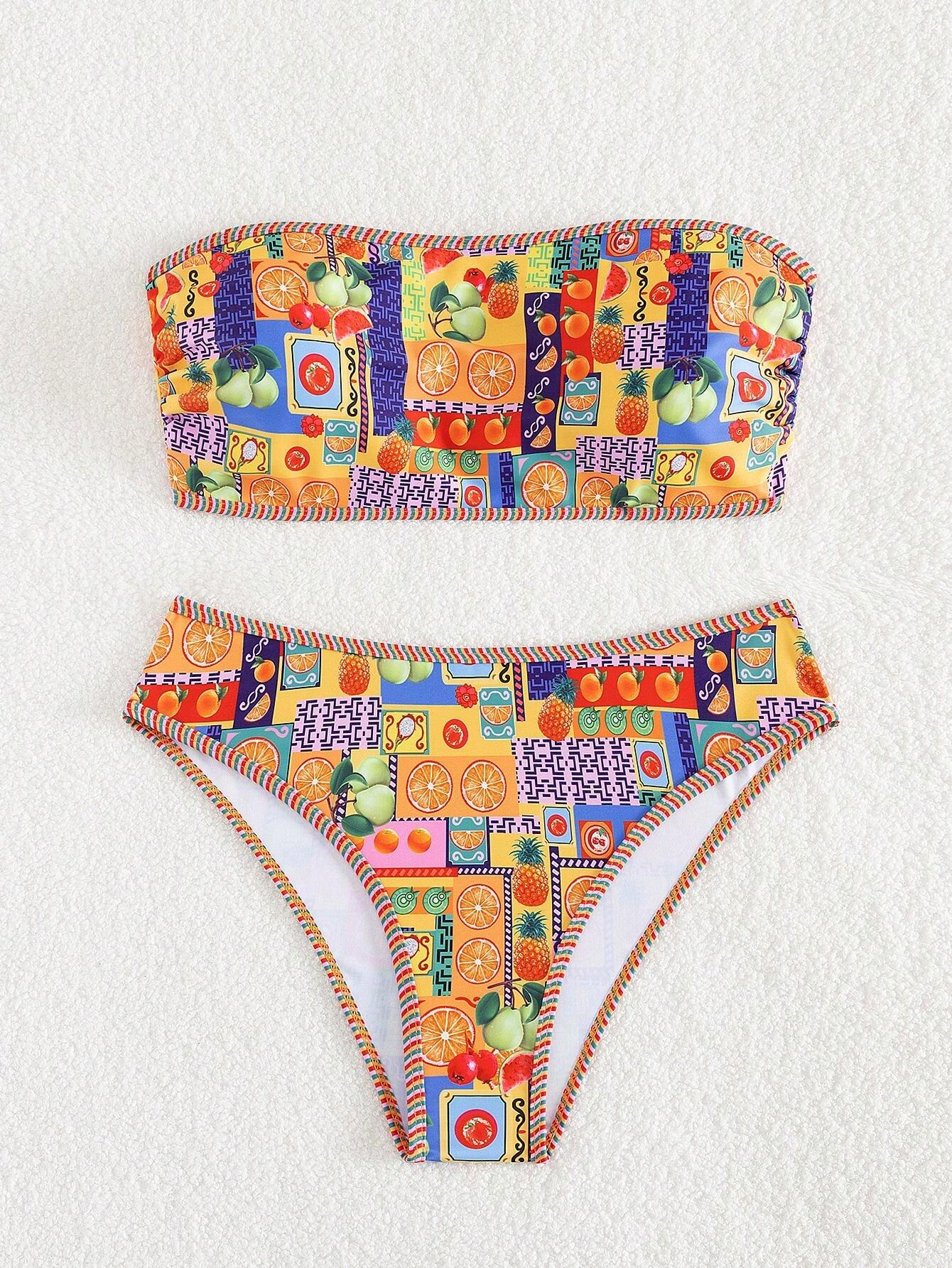 13195 1t-010 Bikini Frutas 2 Pzas