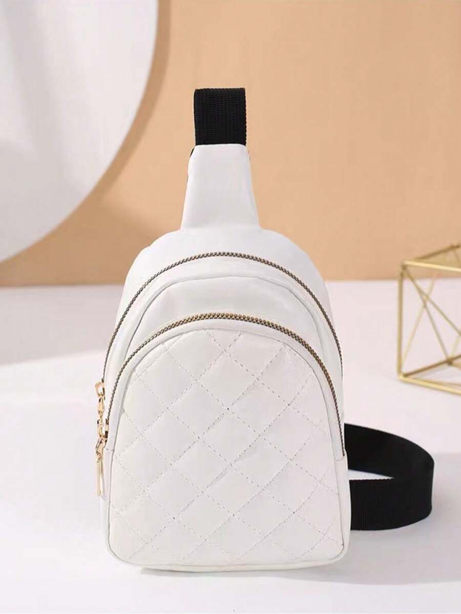 14586 1a-029 Bolso de pecho bordado con diamantes