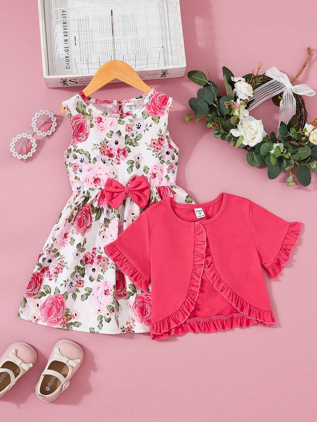 14052 1t-002 Vestido & abrigo sólido