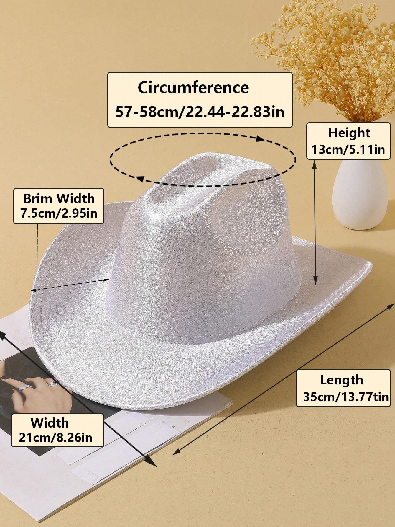 16090 1t-002 Sombrero brillante 1 Pza