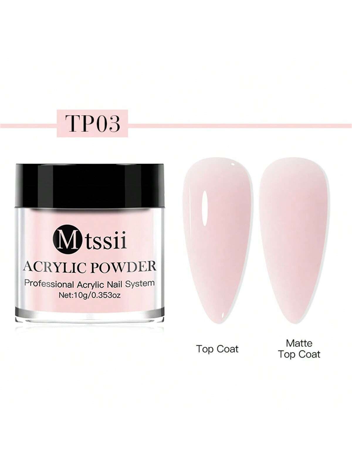 15252 1a-049 Juego Acrílico Para Uñas 4 Pzas