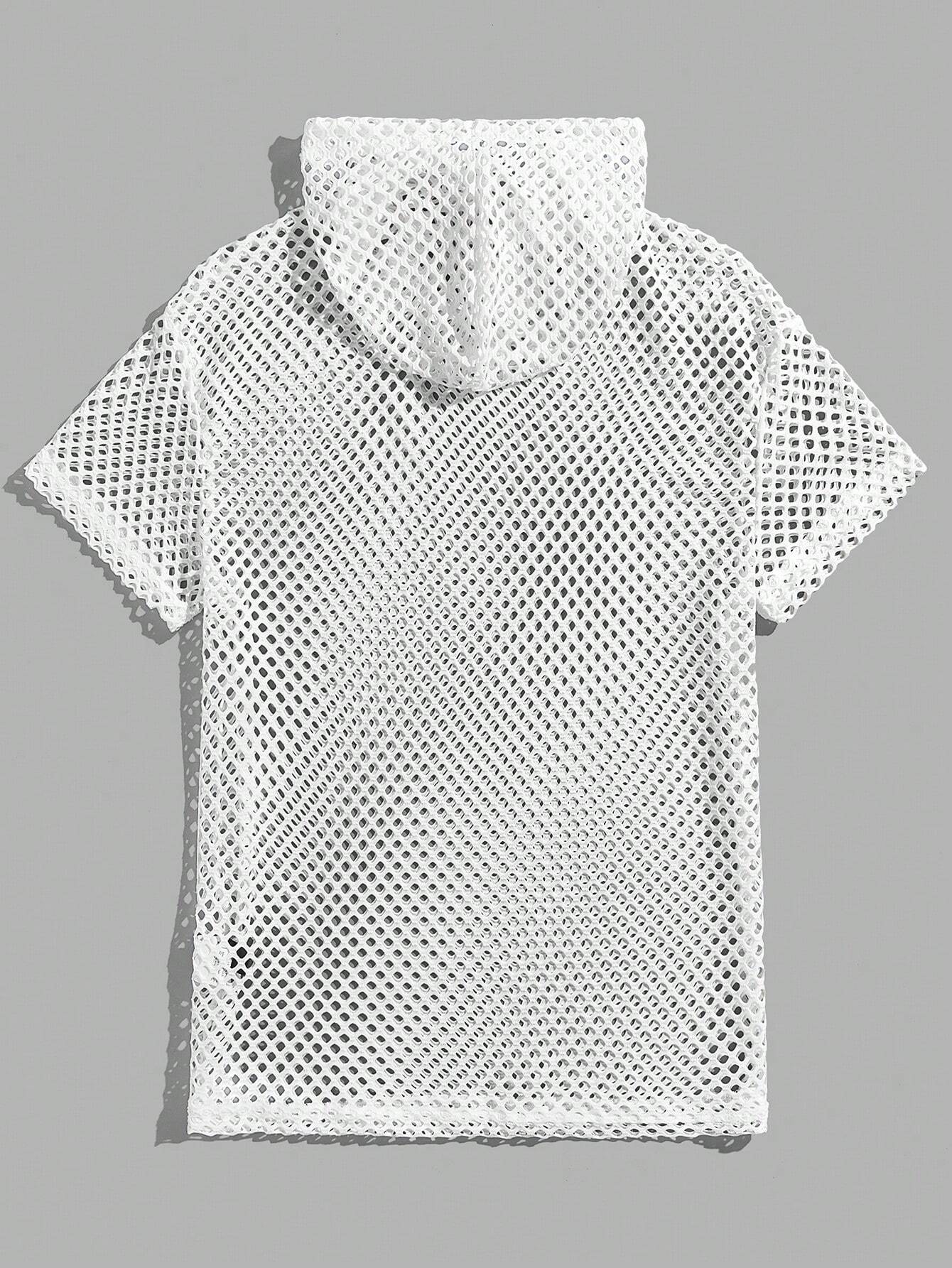 17023 1t-396 Camiseta con capucha de malla 1 Pza