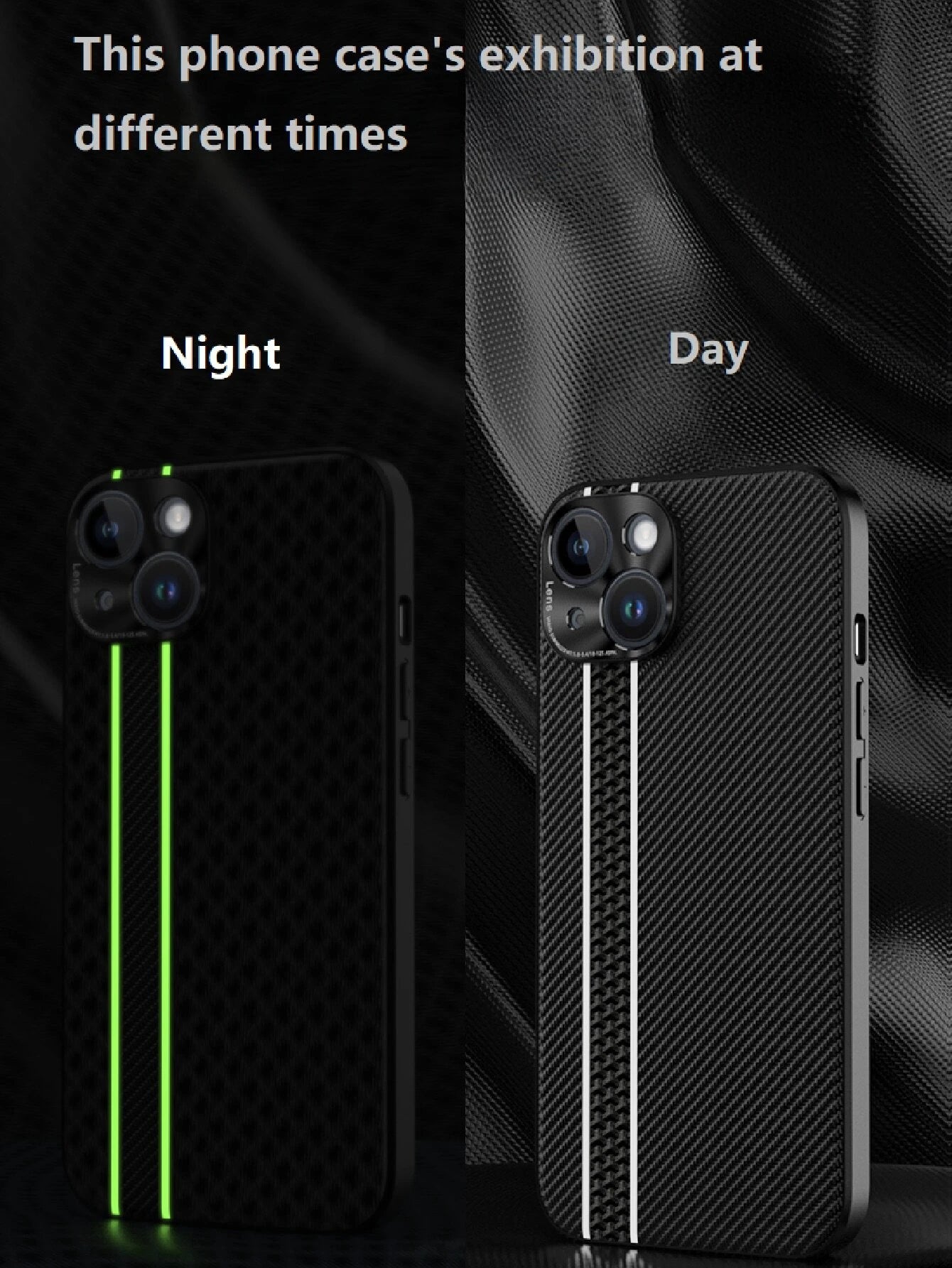 17438 2t-014 Funda de teléfono rayas fluorescentes 1 Pza