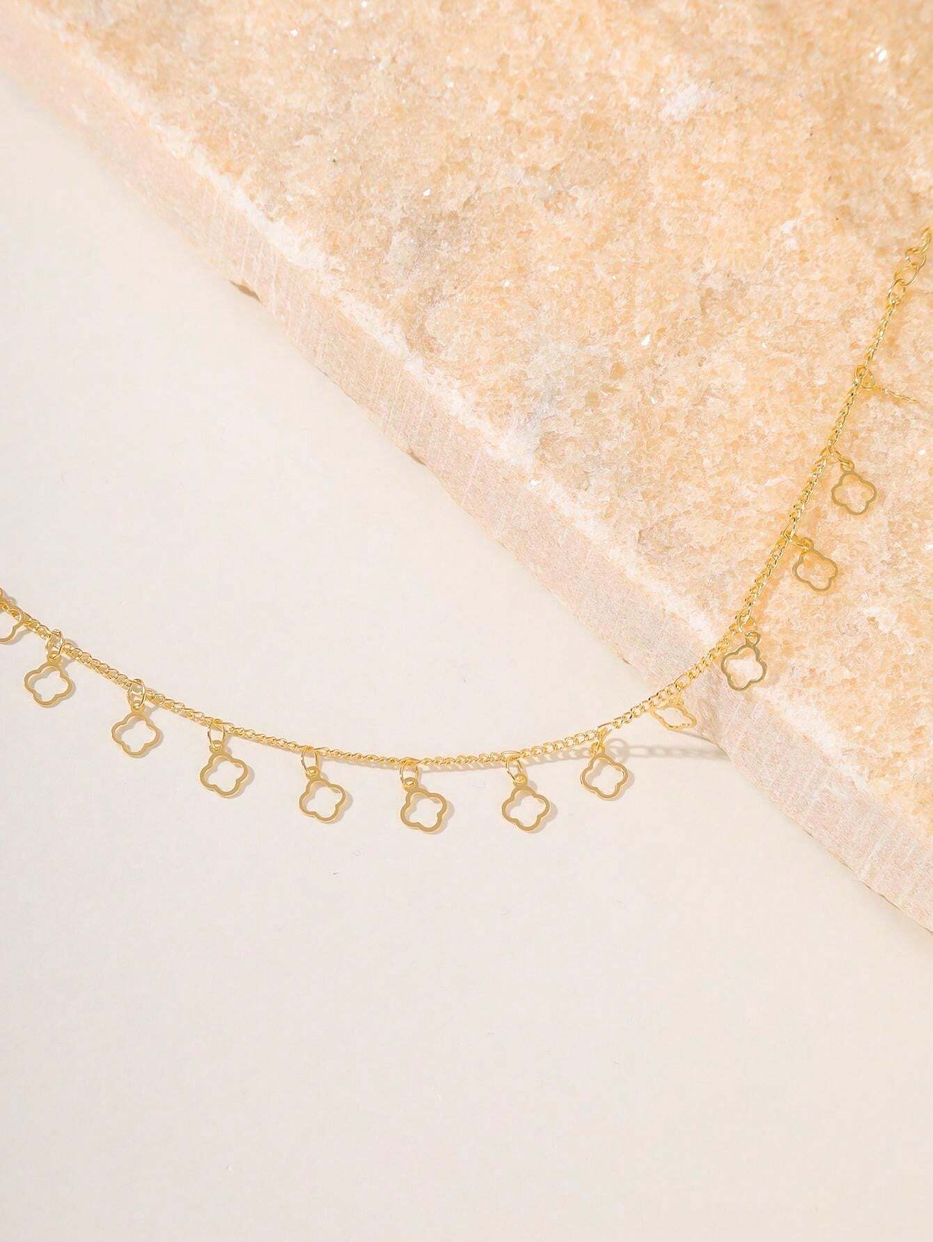 13251 1b-014 Pulsera De Tobillo De Oro De 18k 1 Pza