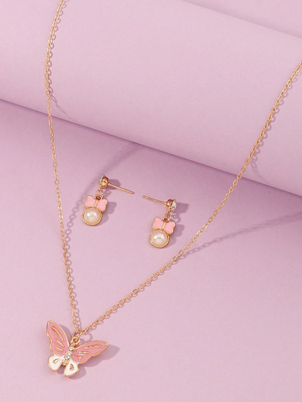 16666 1b-065 Juego de joyería elegante de 3 Pzas