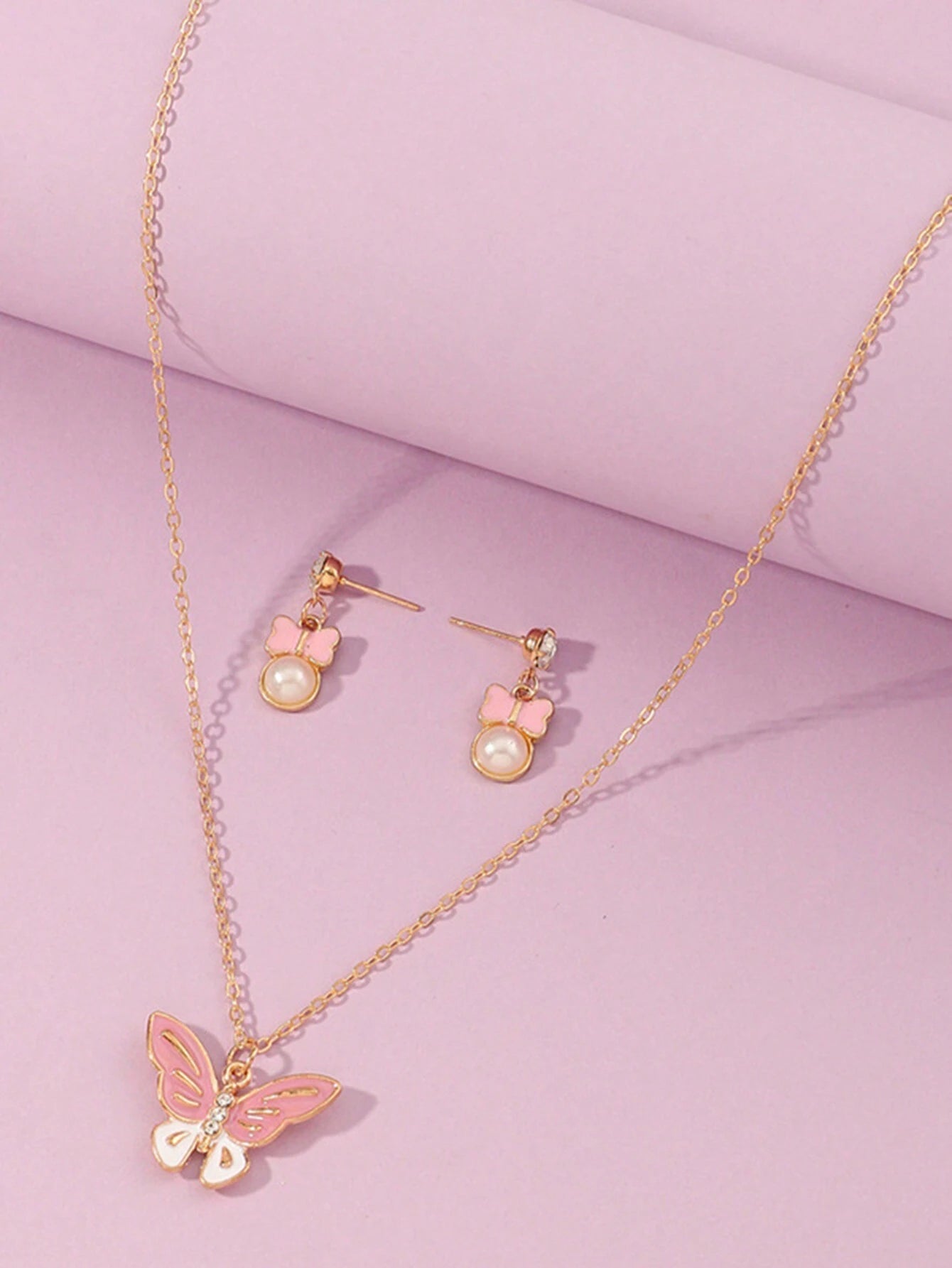 16666 1b-065 Juego de joyería elegante de 3 Pzas