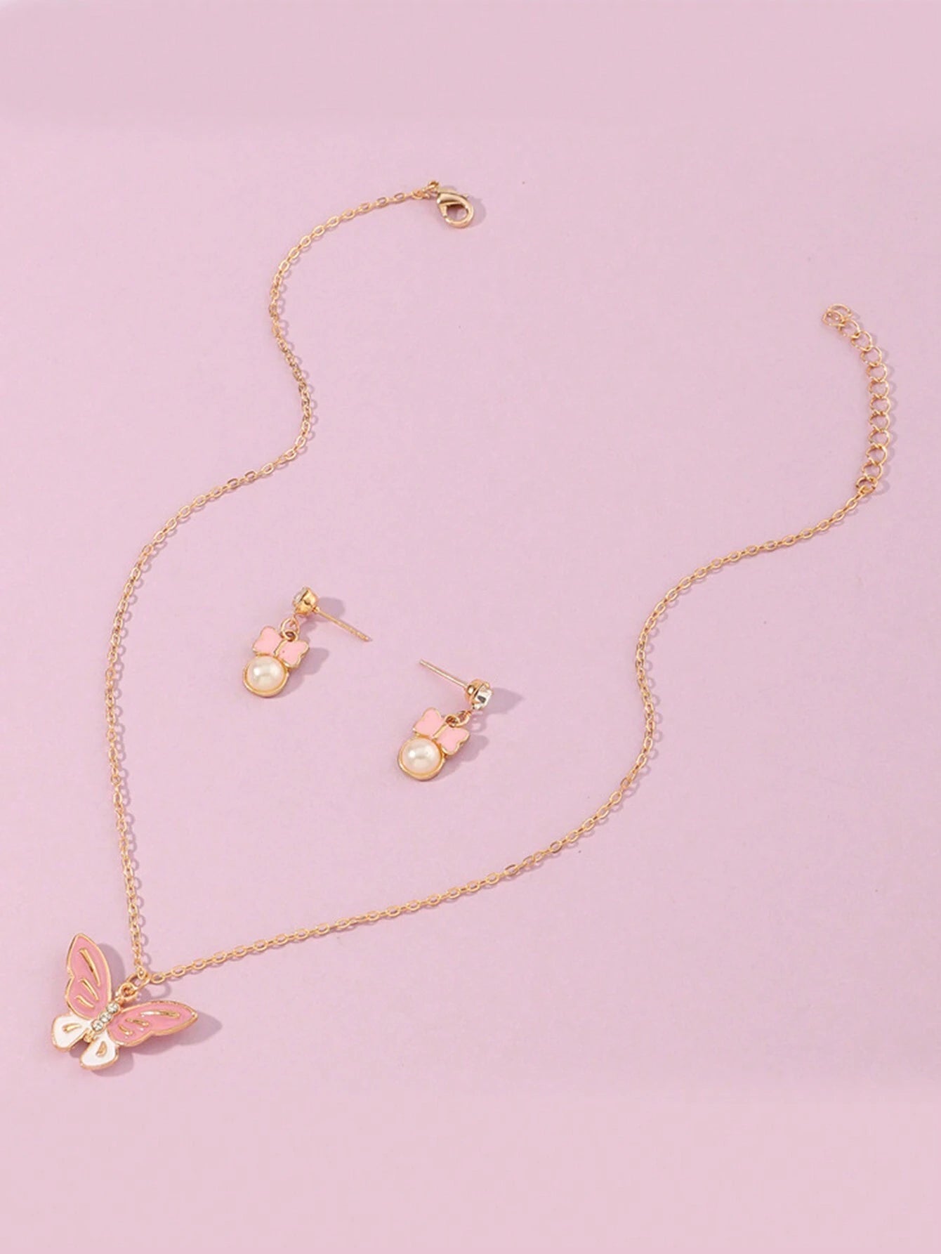 16666 1b-065 Juego de joyería elegante de 3 Pzas