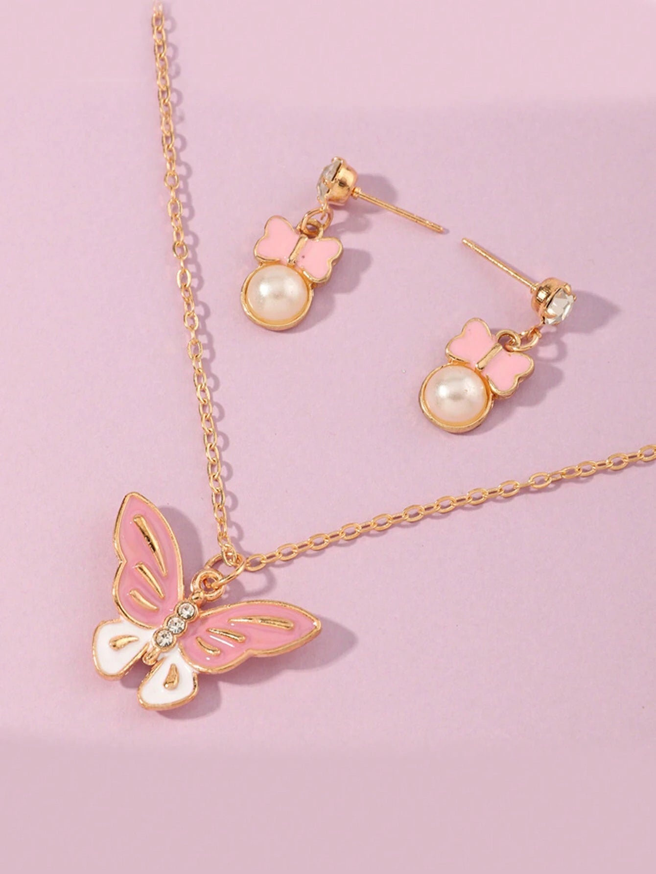 16666 1b-065 Juego de joyería elegante de 3 Pzas