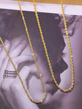 17164 1b-013 Collar de cadena retorcida estilo europeo 1 Pza