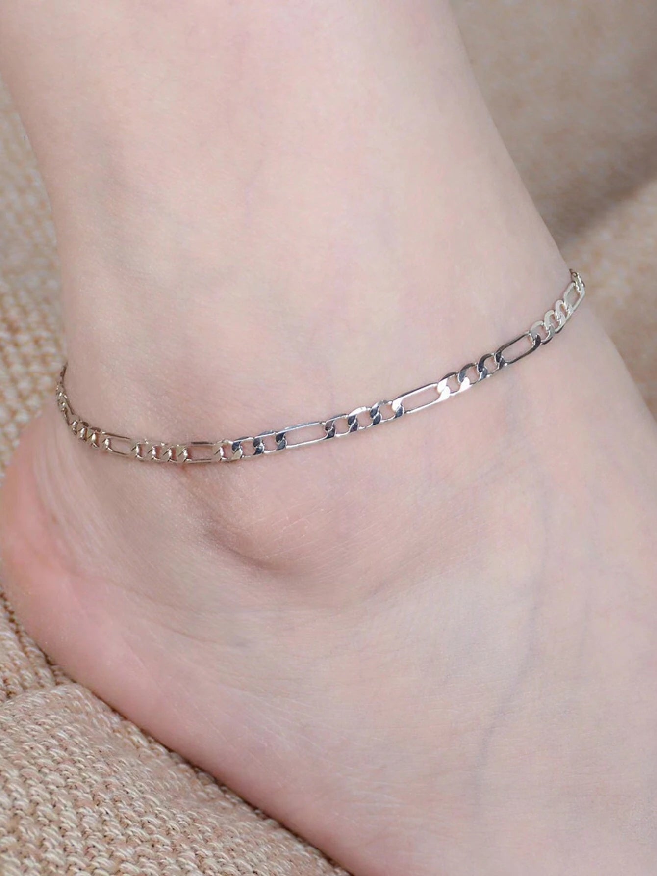 13261 1b-014 Tobillera de acero inoxidable 1 Pza