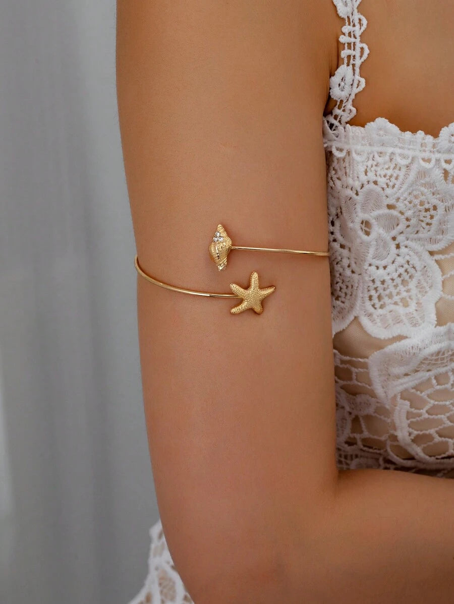 15183 1b-019 Brazalete superior para brazo con diseño de estrella de mar