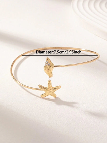 15183 1b-04-07 Brazalete superior para brazo con diseño de estrella de mar