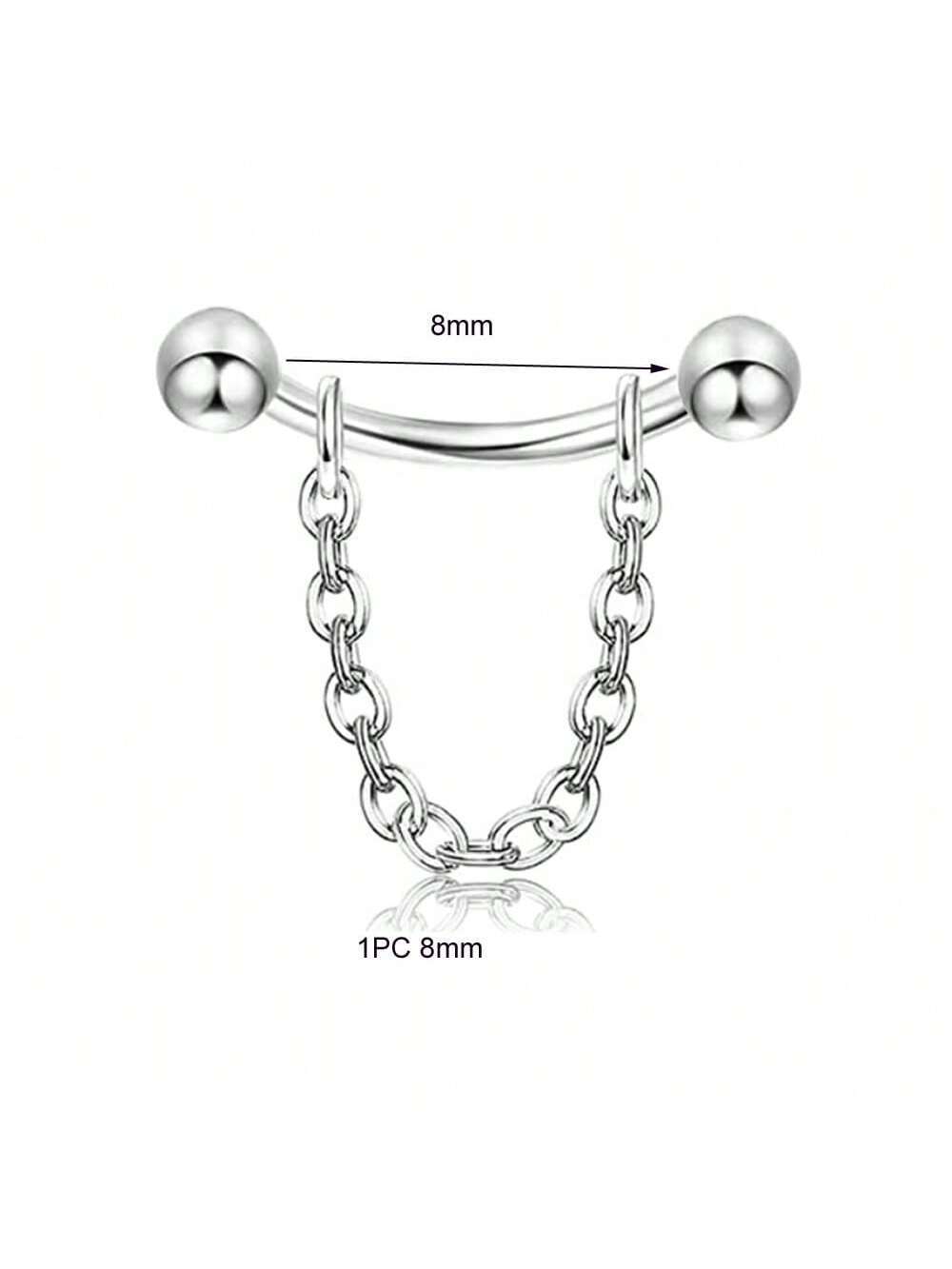 13262 1b-014 Piercing de ceja con cadena 1 Pza