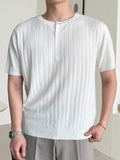 13806 2a-04-21 Camiseta de punto liso con rayas verticales