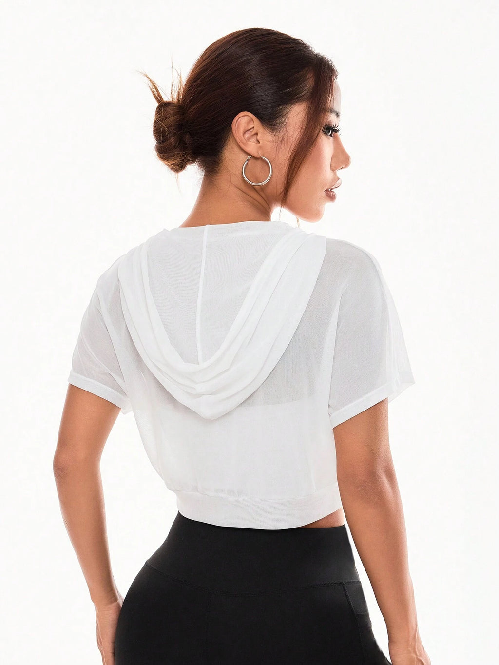 18321 1t-007 Chaqueta deportiva transparente con capucha 1 Pza