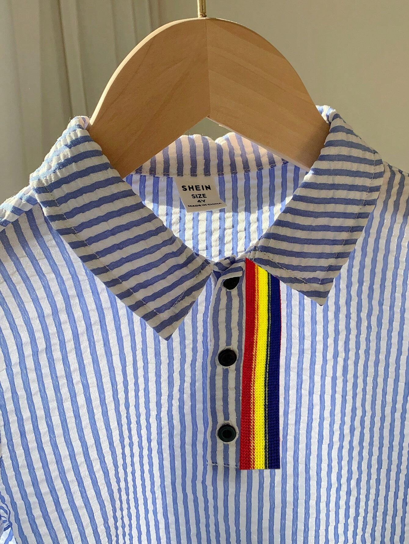 13606 1a-113 Camisa tejido a rayas 1 Pza