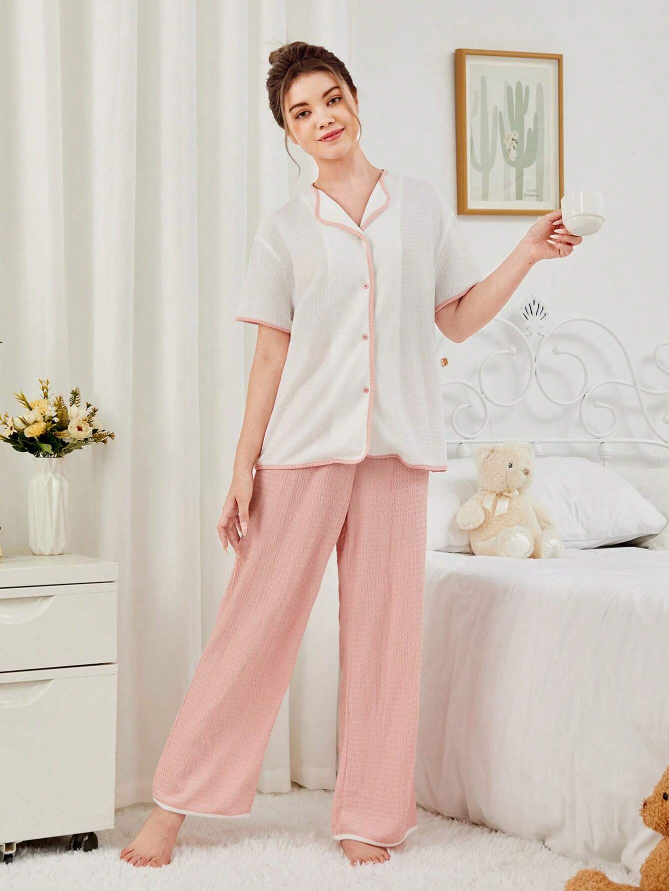 16038 1a-029 Conjunto Ropa de dormir 2 Pzas