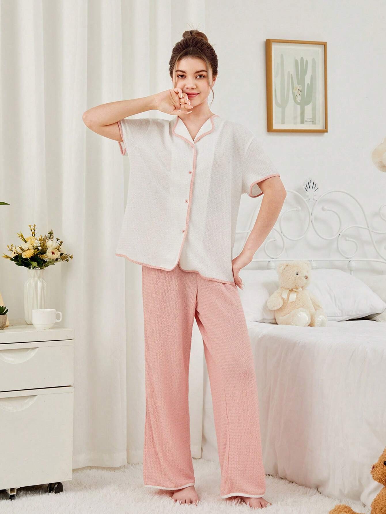 16038 1a-029 Conjunto Ropa de dormir 2 Pzas