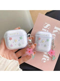 13975 2b-02-11 Estuche de auriculares floral 3 Pzas