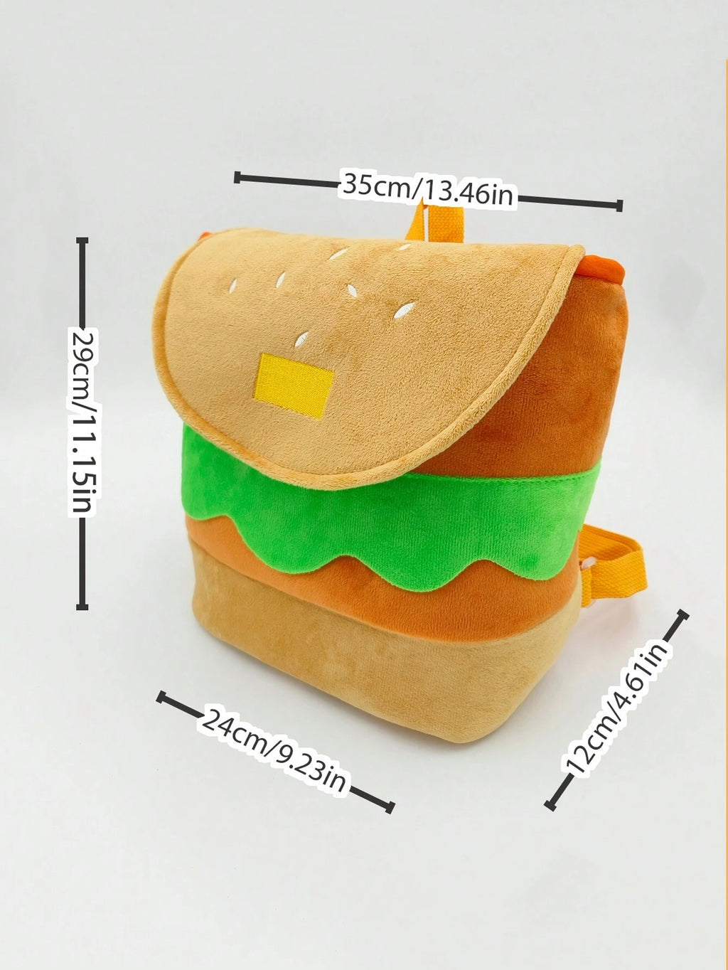 14367 1c-03-08 Mochila diseño de hamburguesa 1 Pza