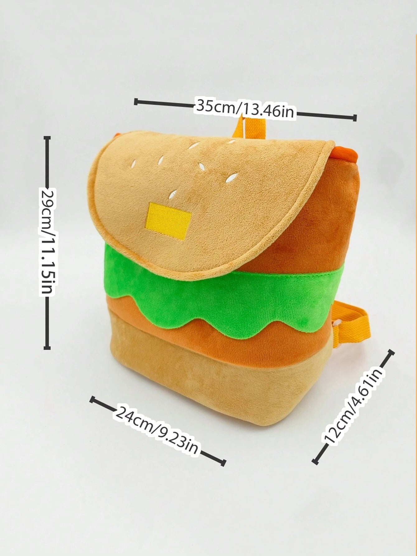 14367 1c-03-08 Mochila diseño de hamburguesa 1 Pza