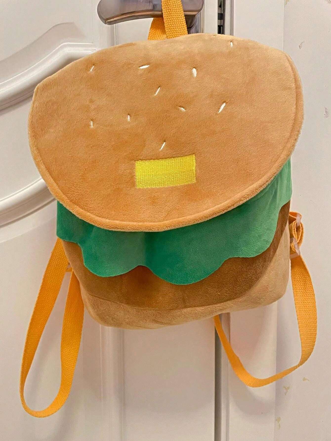 14367 1c-03-08 Mochila diseño de hamburguesa 1 Pza