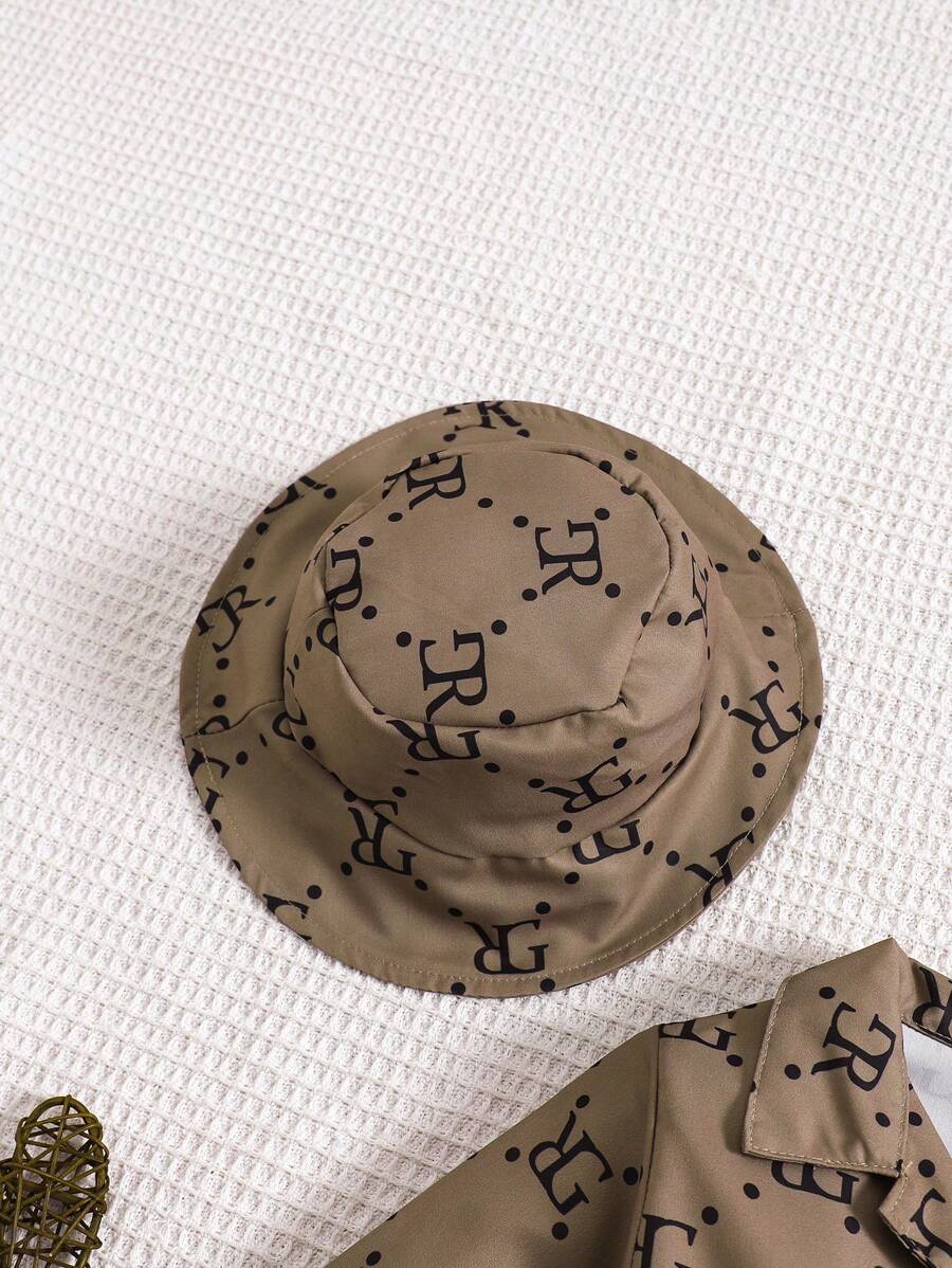 13939 1t-002 vestido de niña con estampado y gorro