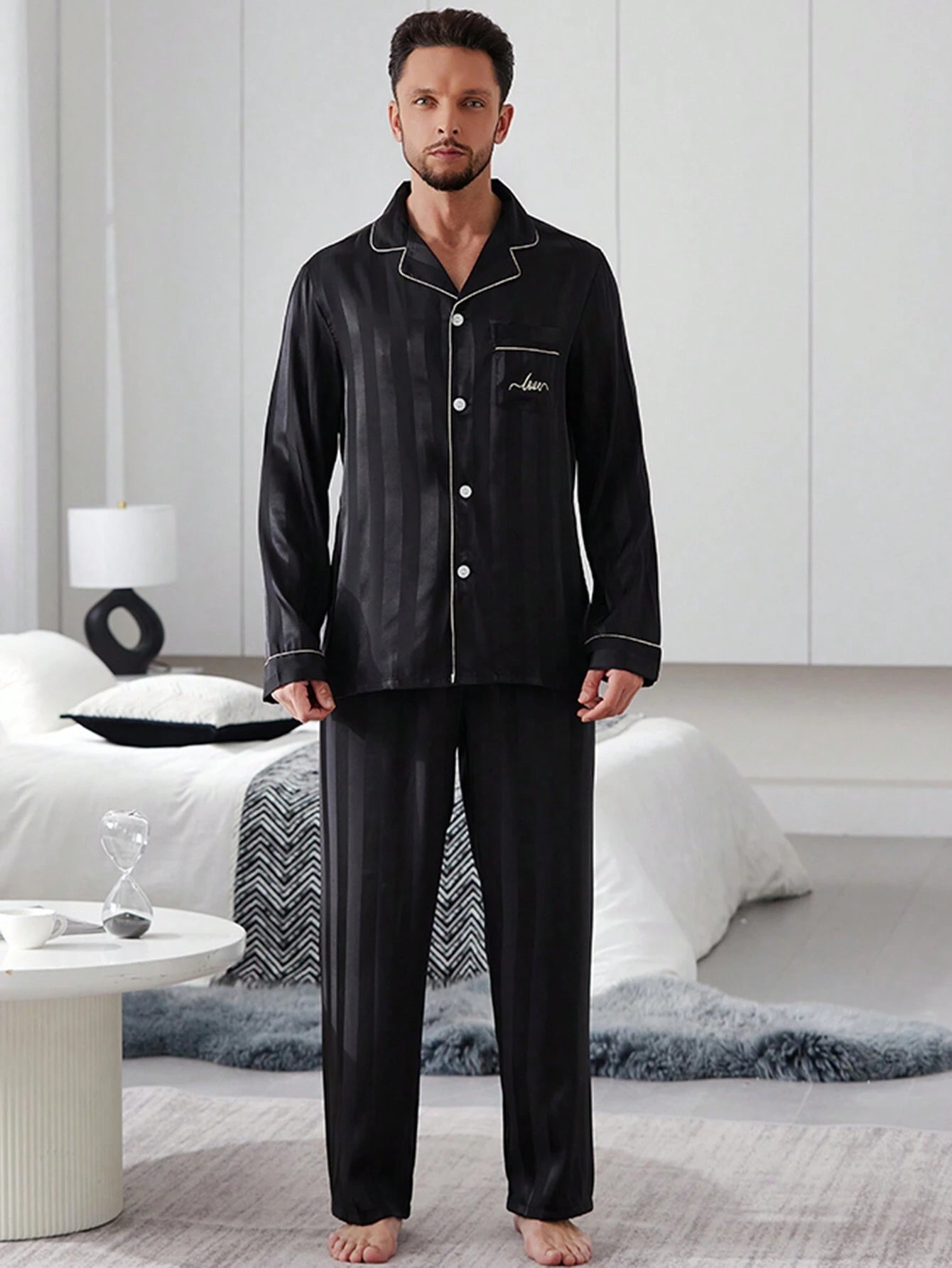 13240 2c-282 Conjunto de ropa de hogar hombre 2 Pzas