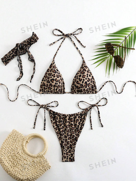 17709 1a-124 Conjunto de bikini sexy 3 Pzas