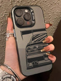 16956 2t-014 Funda de teléfono con patrón de carreras 1 Pza