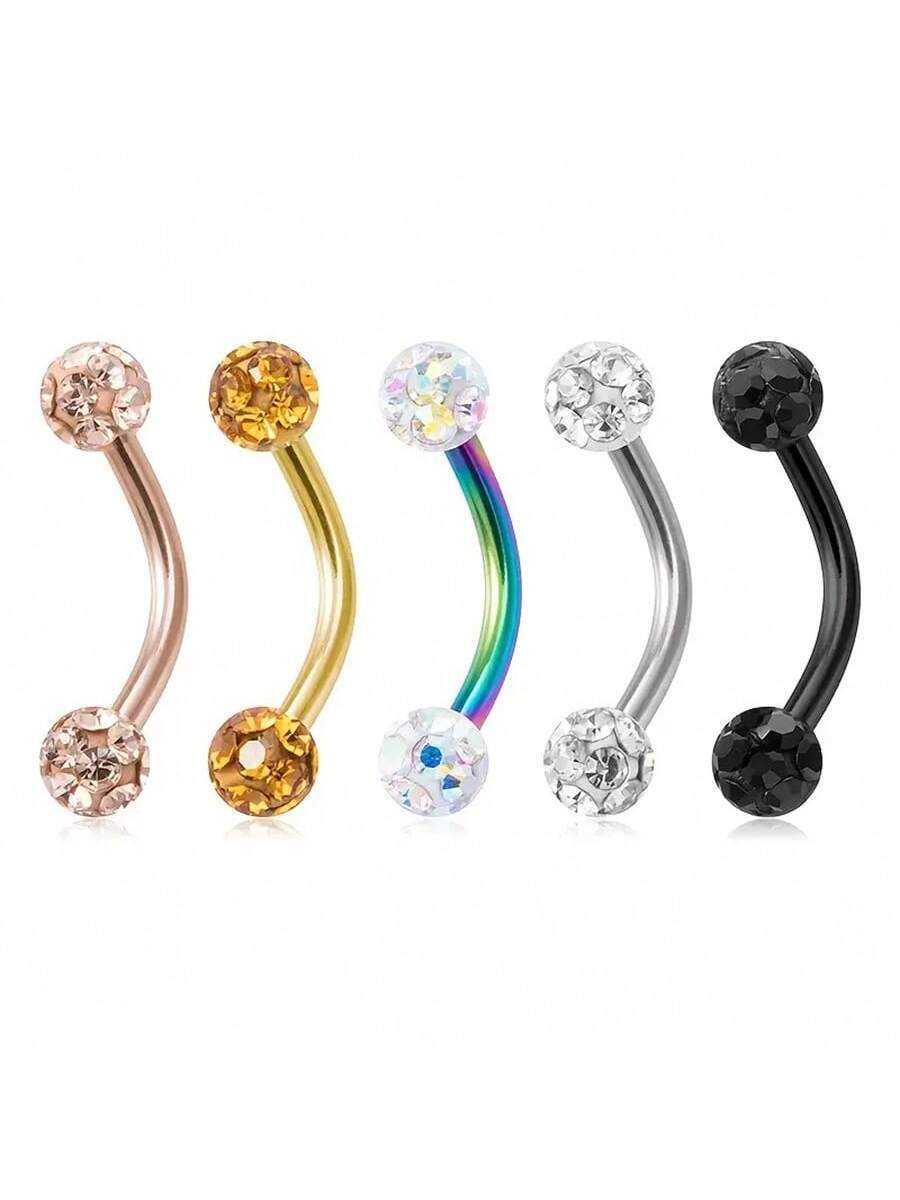 13265 1b-014 Piercing para cejas 5 Pzas