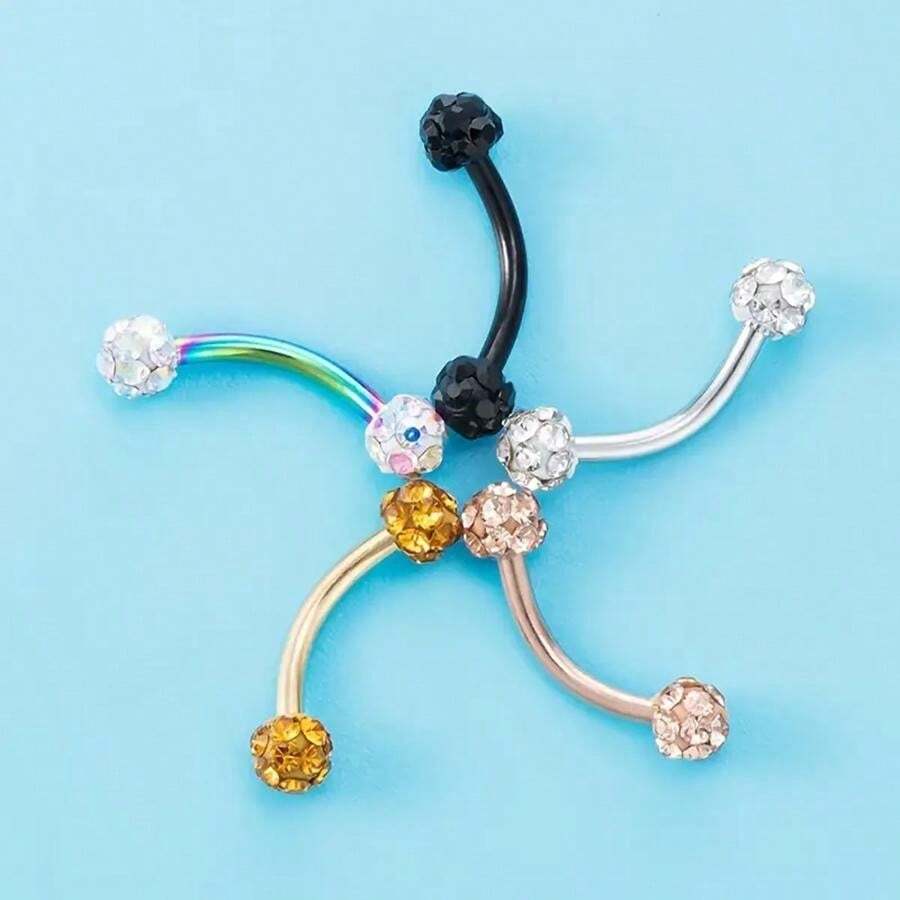 13265 1b-014 Piercing para cejas 5 Pzas