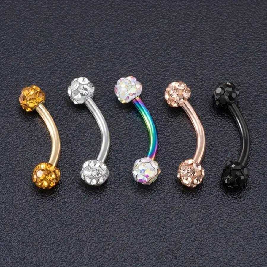 13265 1b-014 Piercing para cejas 5 Pzas