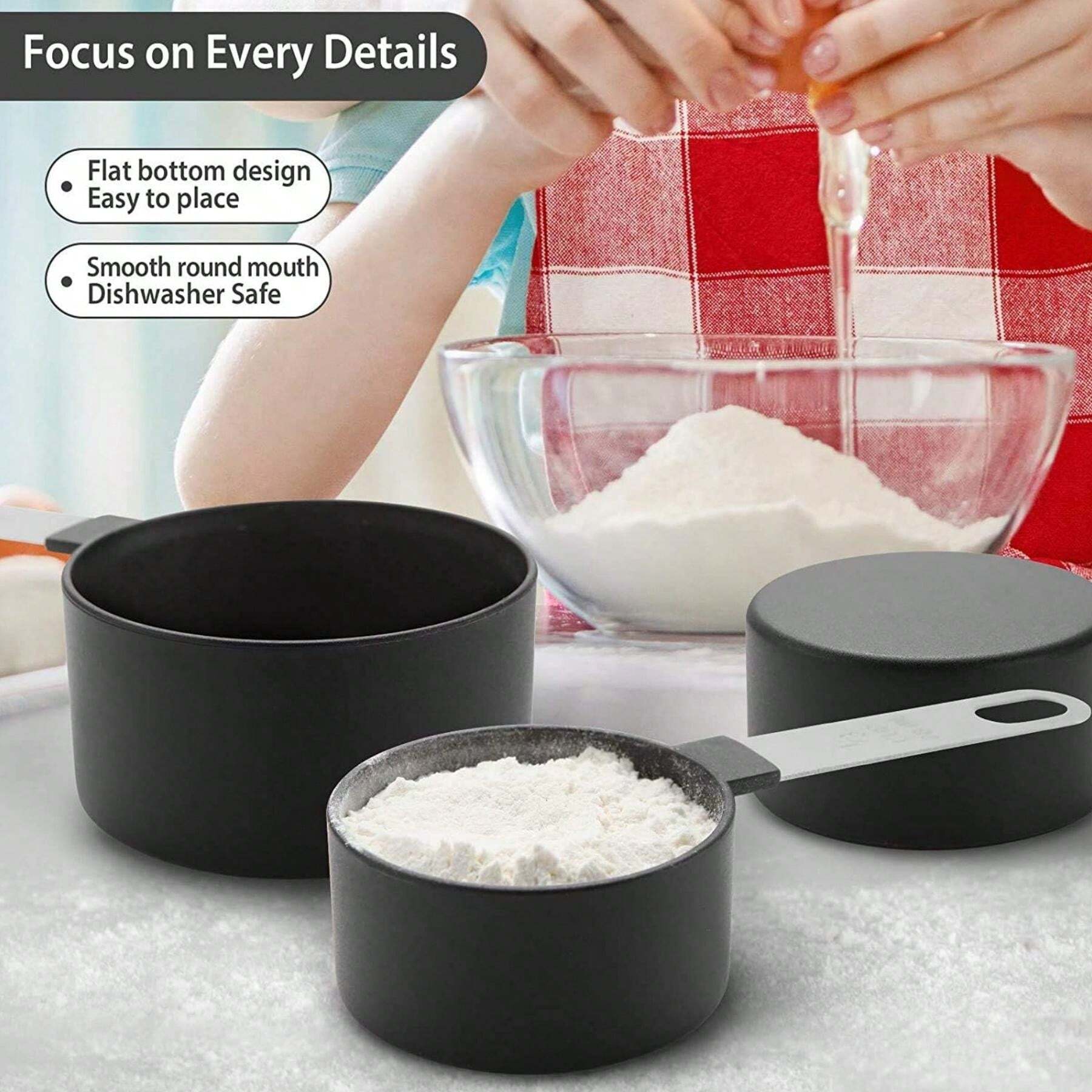 16239 1c-002 Tazas y cucharas medidoras 8 Pzas