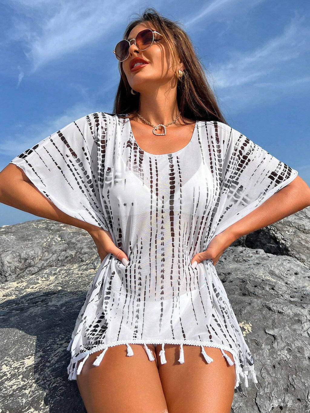 12676 1a-043 Vestido Corto Playa 1 Pza