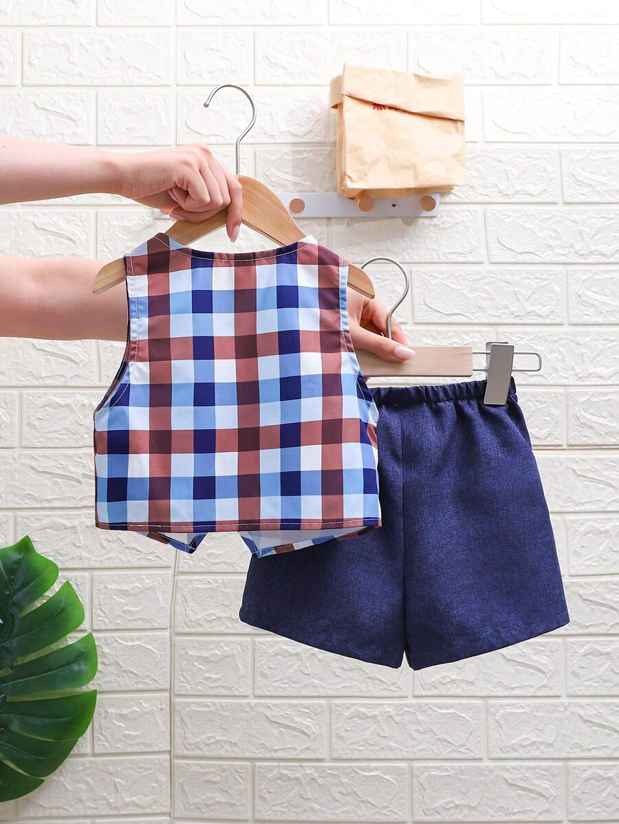 13937 2a-04-24 Conjunto de traje de verano para bebé niño