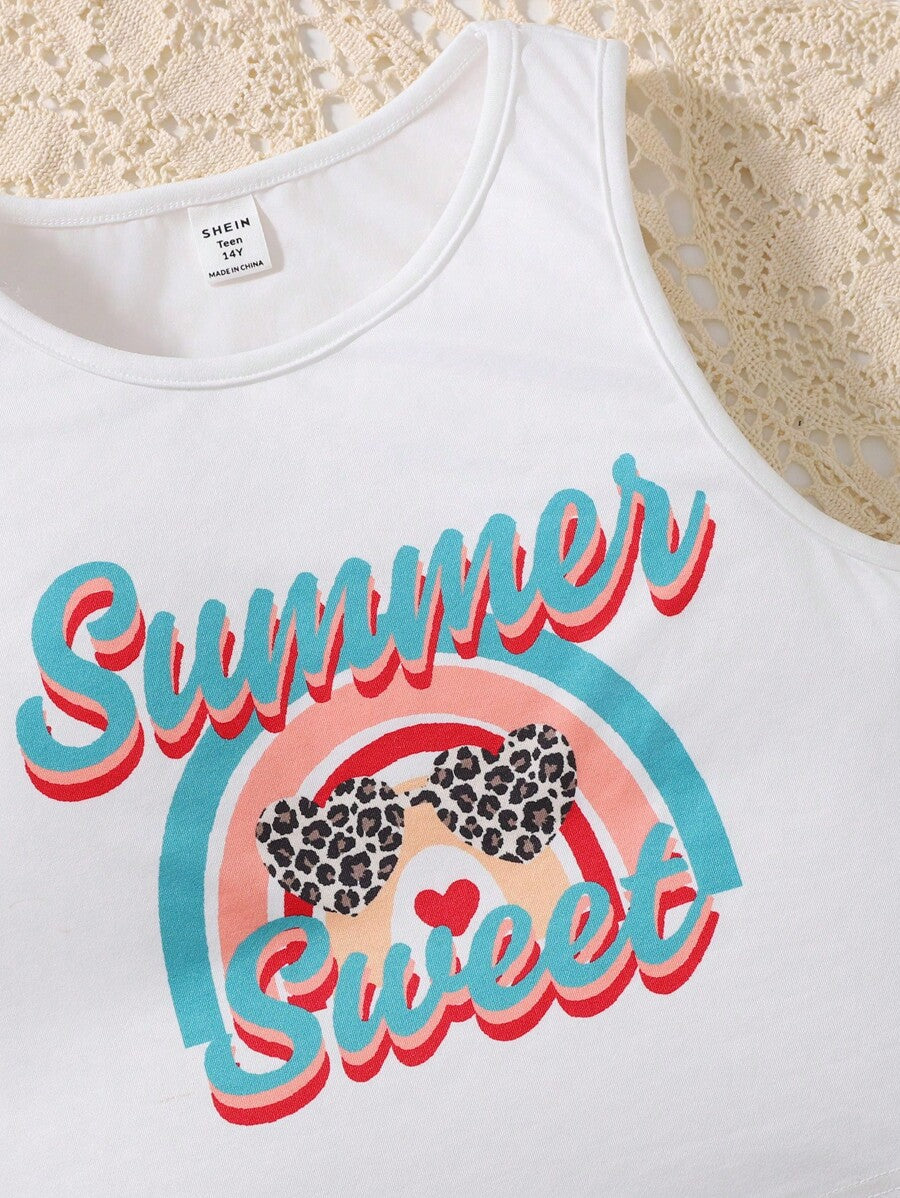 15846 1a-024 Conjunto de knit ajustado de pantalón de campana con chaleco