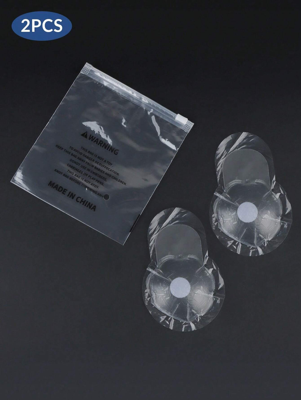 16506 2b-02-09 Cinta transparente de silicona 2 Pzas