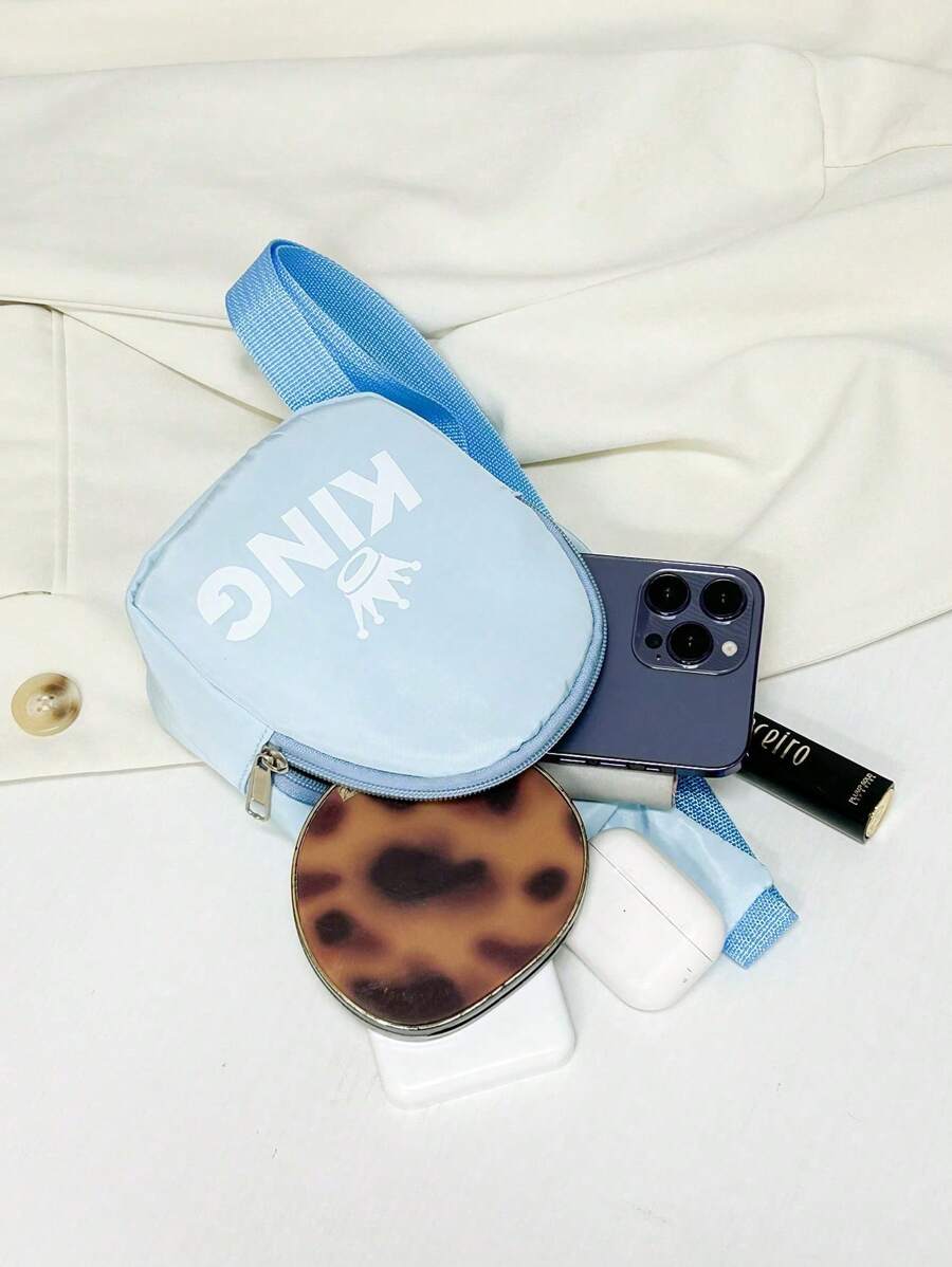 14598 1a-029 Bolsa de pecho con cierre de cremallera de nailon 1 Pza