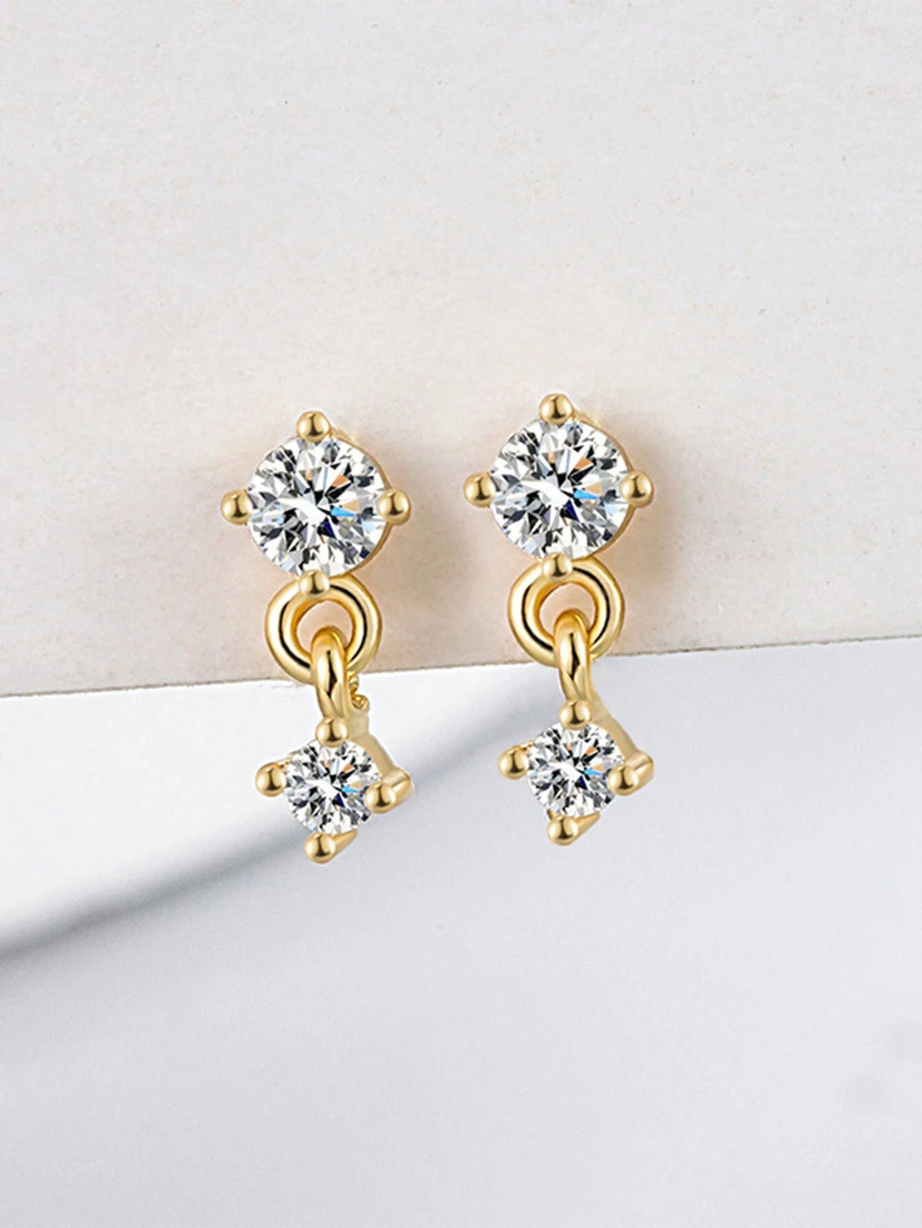 14328 1b-01-01 Aretes de botón 1 Par