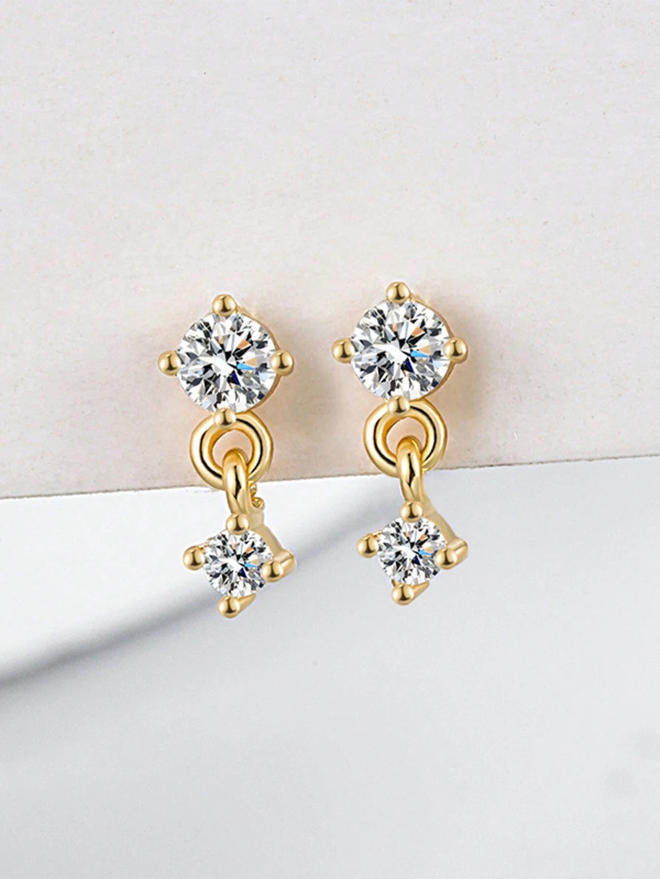 14328 1b-01-01 Aretes de botón 1 Par