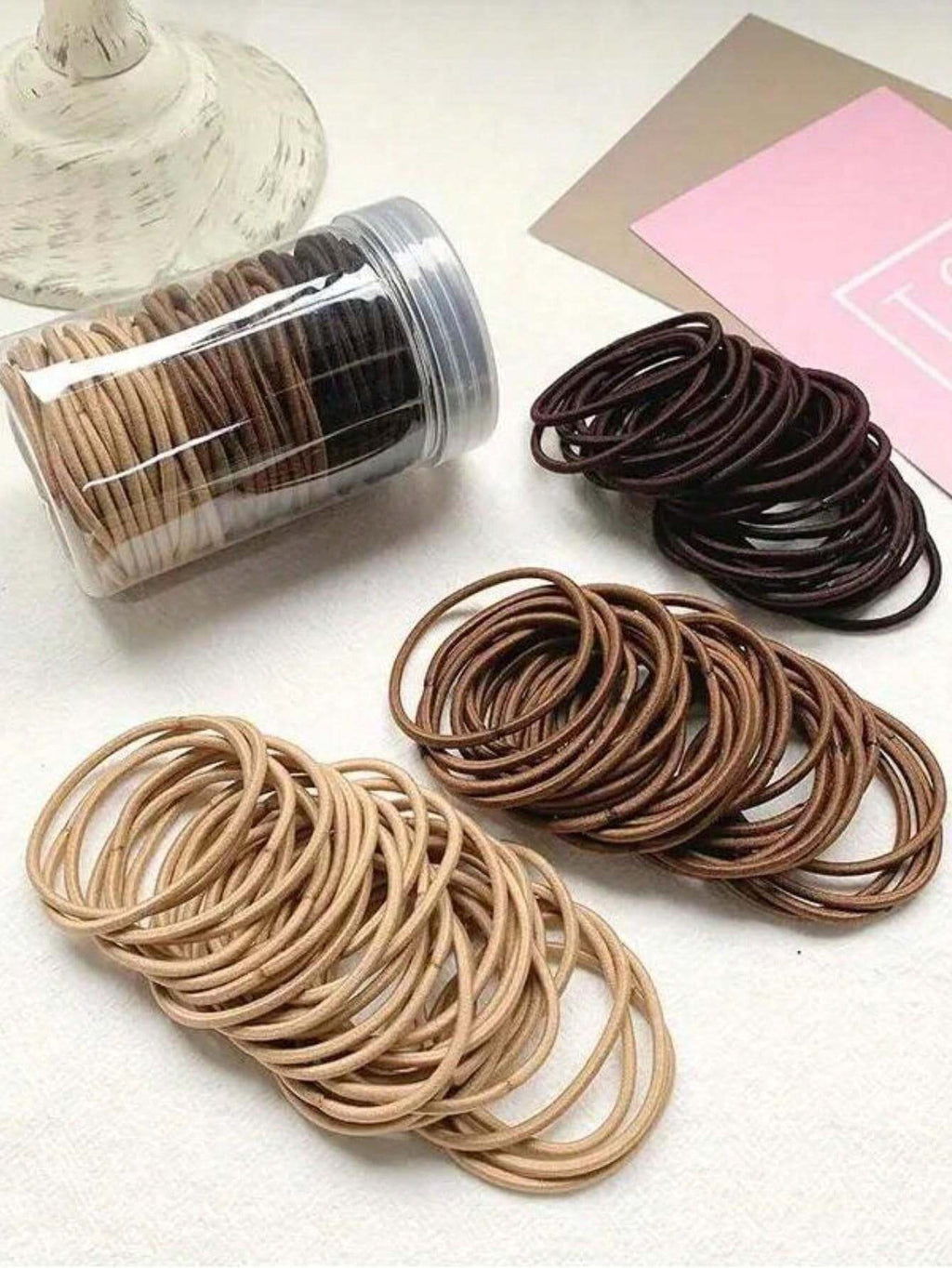 13325 1b-062 Set 100 Pzas Gomas para pelo
