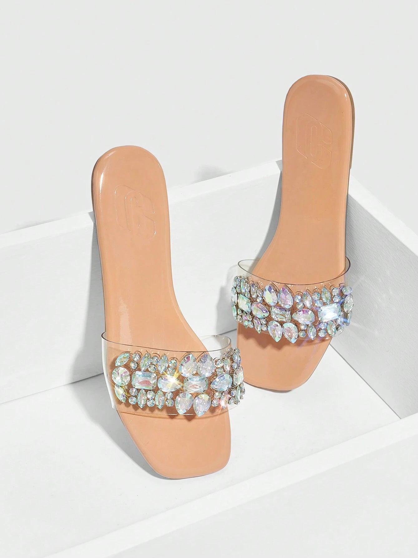 18456 1c-012 Sandalias planas fiesta