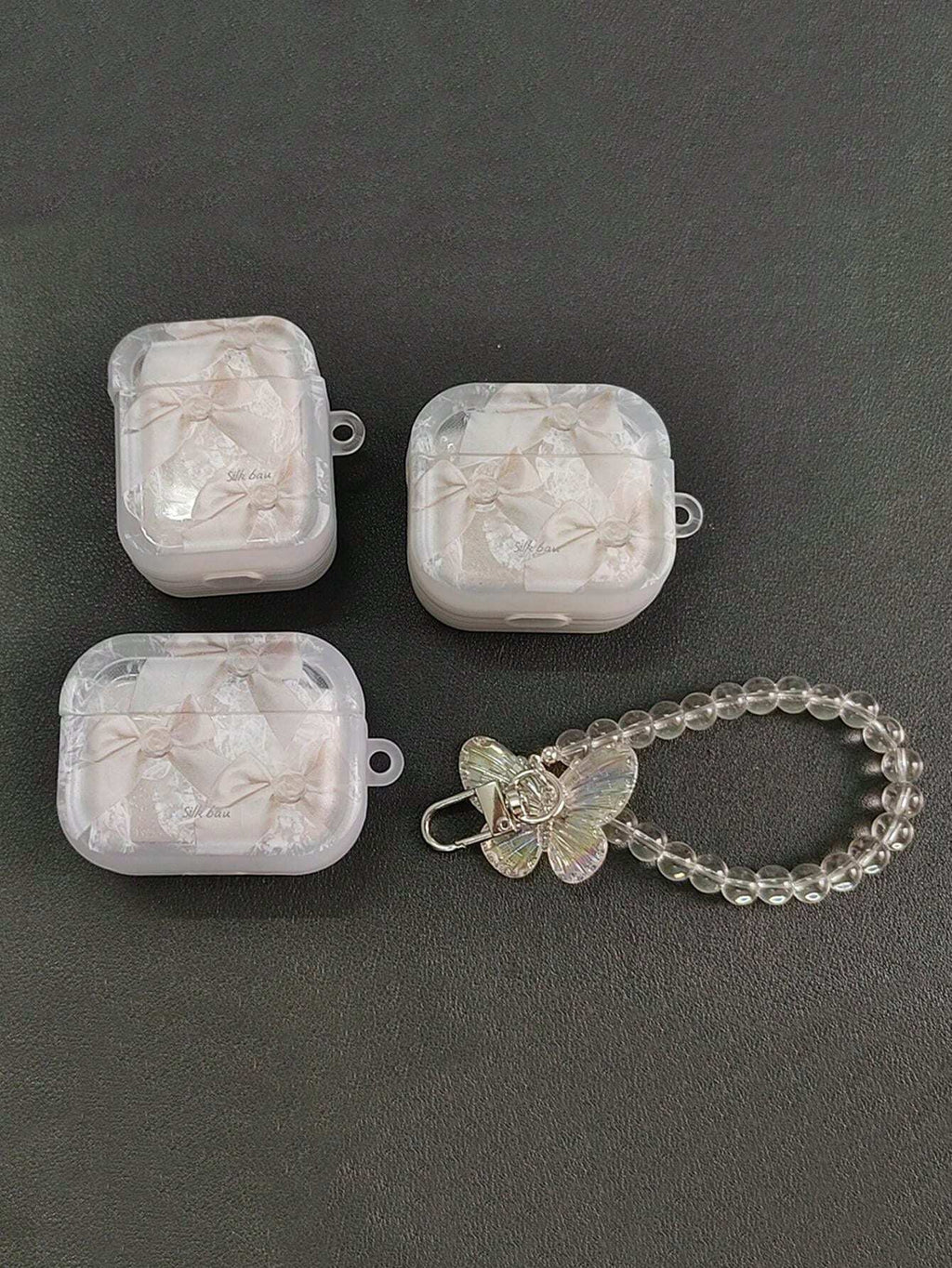 13942 2b-02-11 Estuche manilla de mariposa de auriculares 3 Pza
