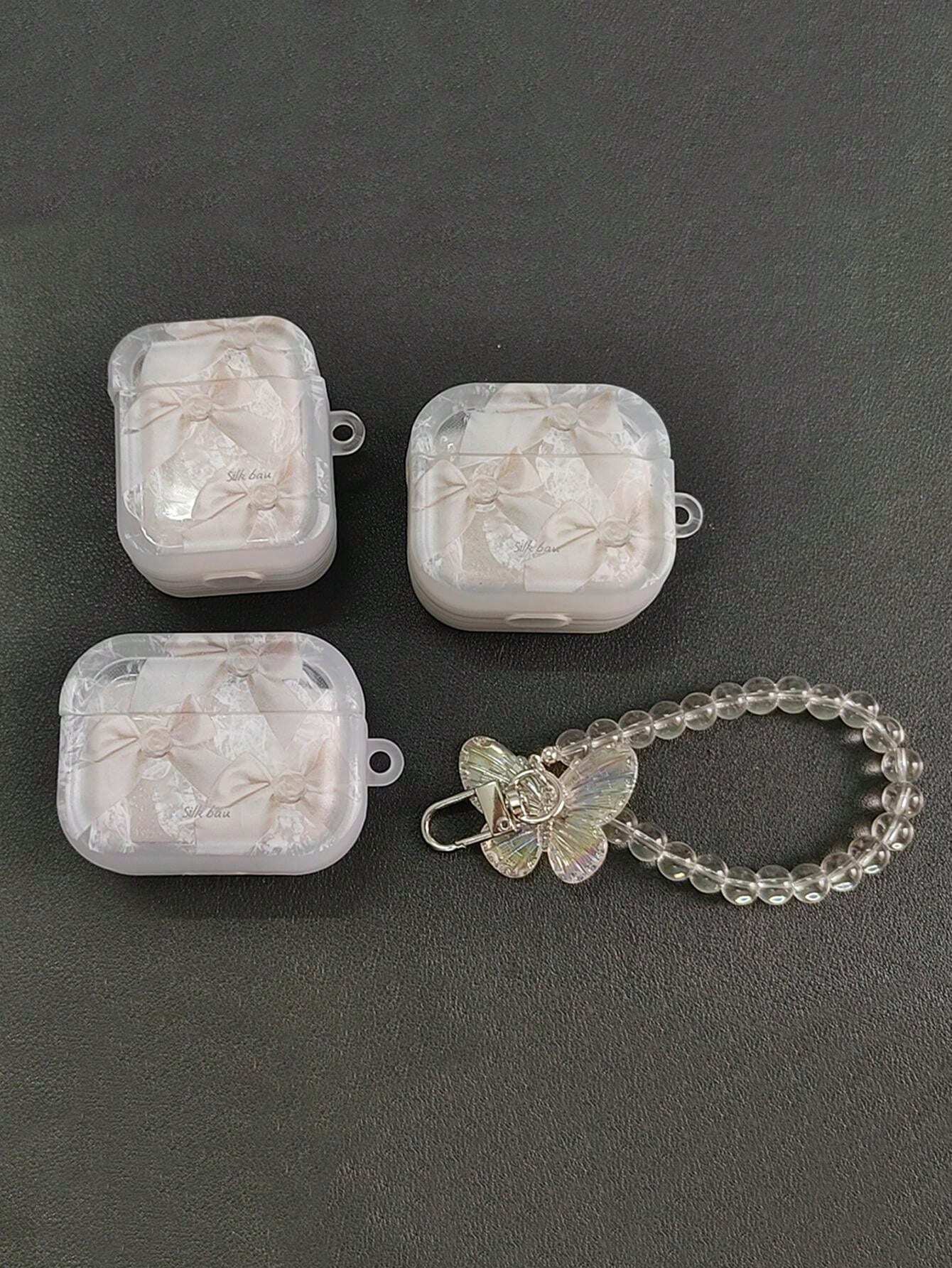 13942 2b-02-11 Estuche manilla de mariposa de auriculares 3 Pza