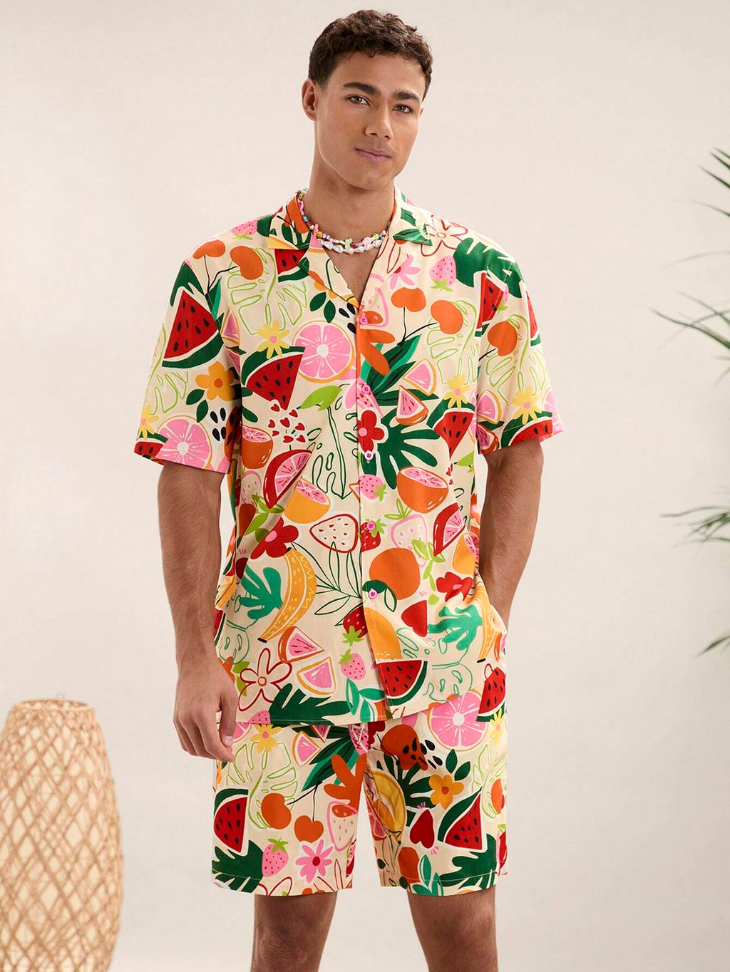 14392 2a-05-03 Camisa hawaiana hombre 2 Pza