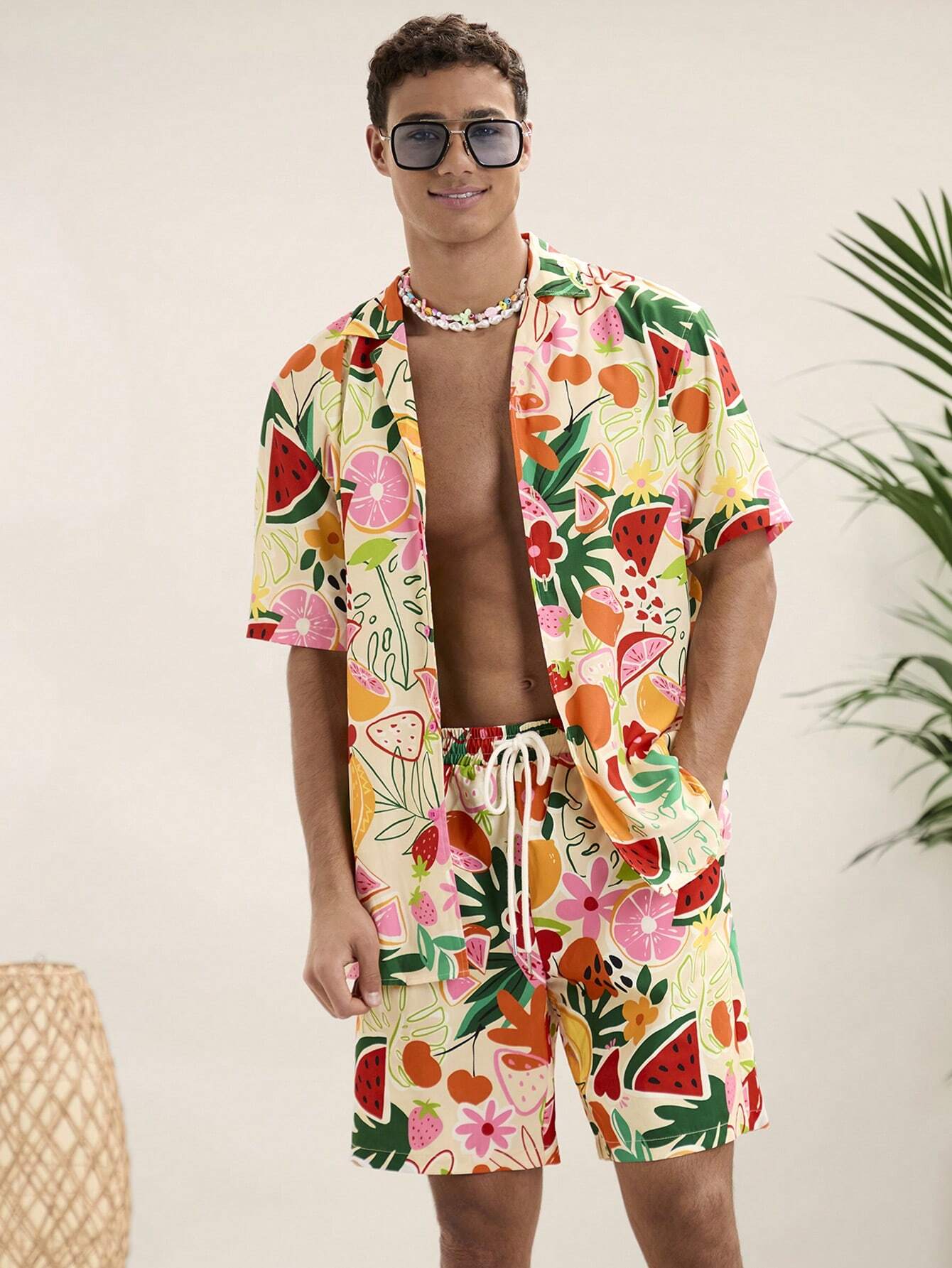 13719 2c-282 Conjunto Hombre Fruta 2 Pza