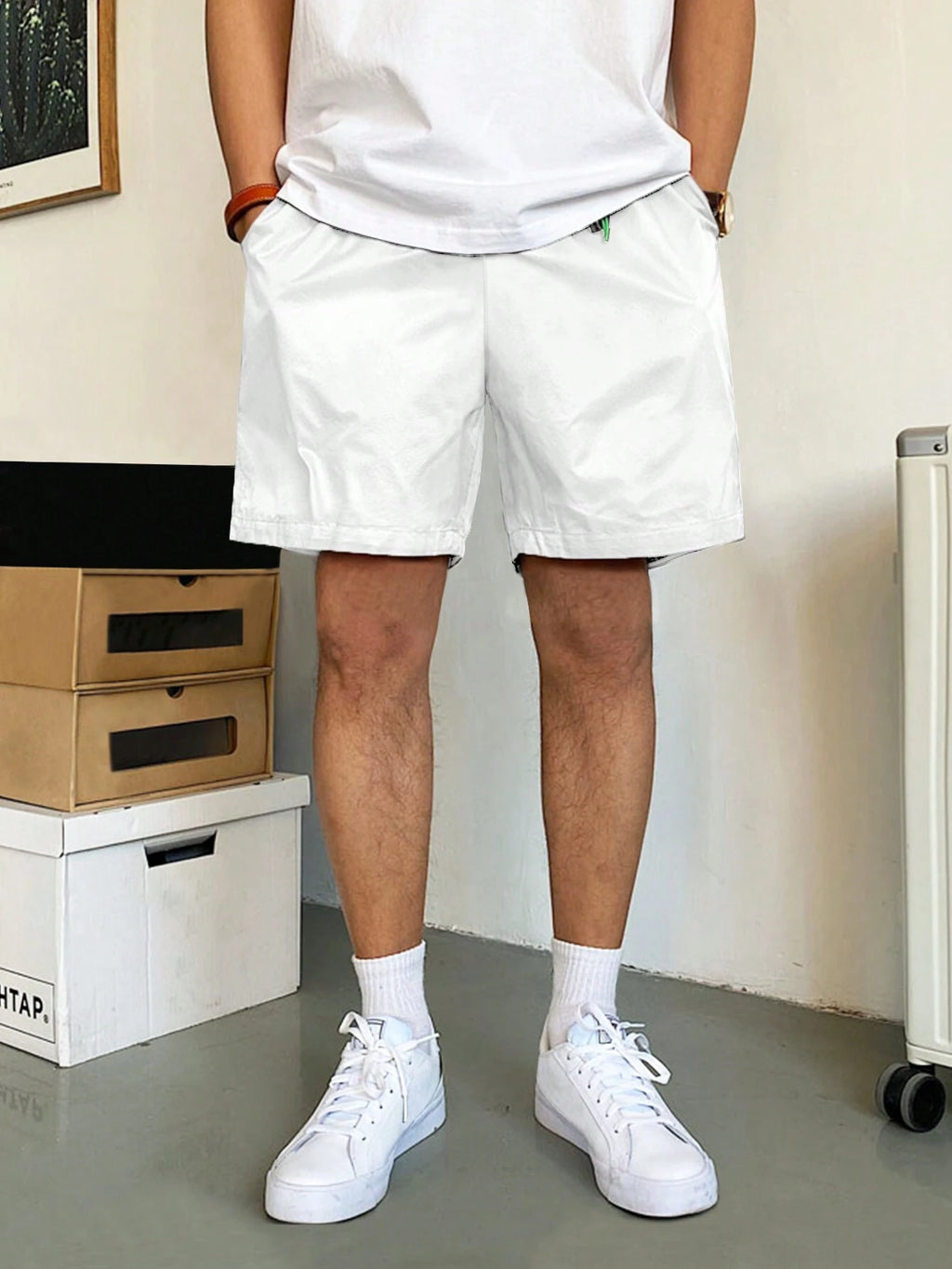 18290 1t-012 Shorts holgados con bolsillos 1 Pza