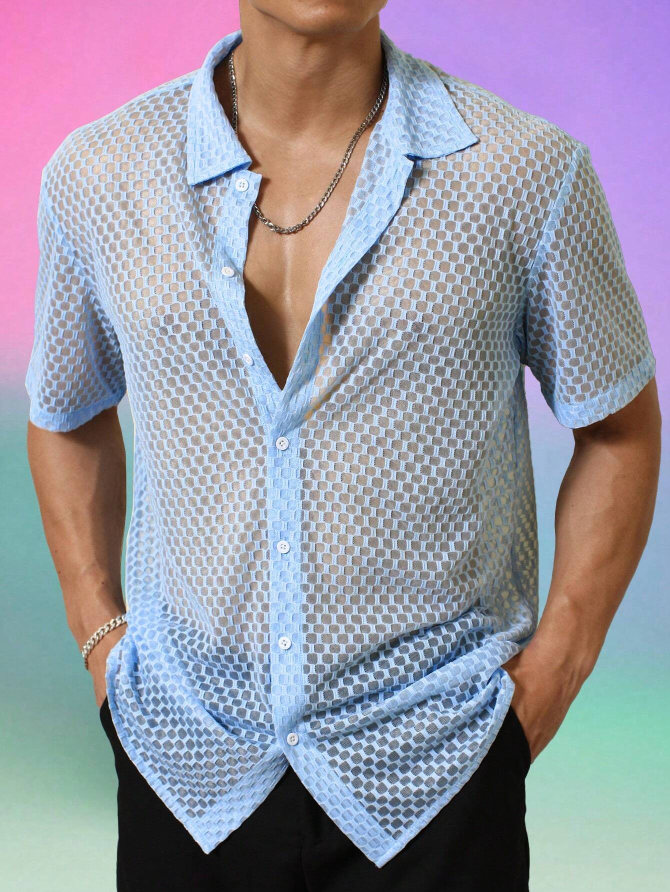 13929 1t-006 Camisa transparente 1 Pza