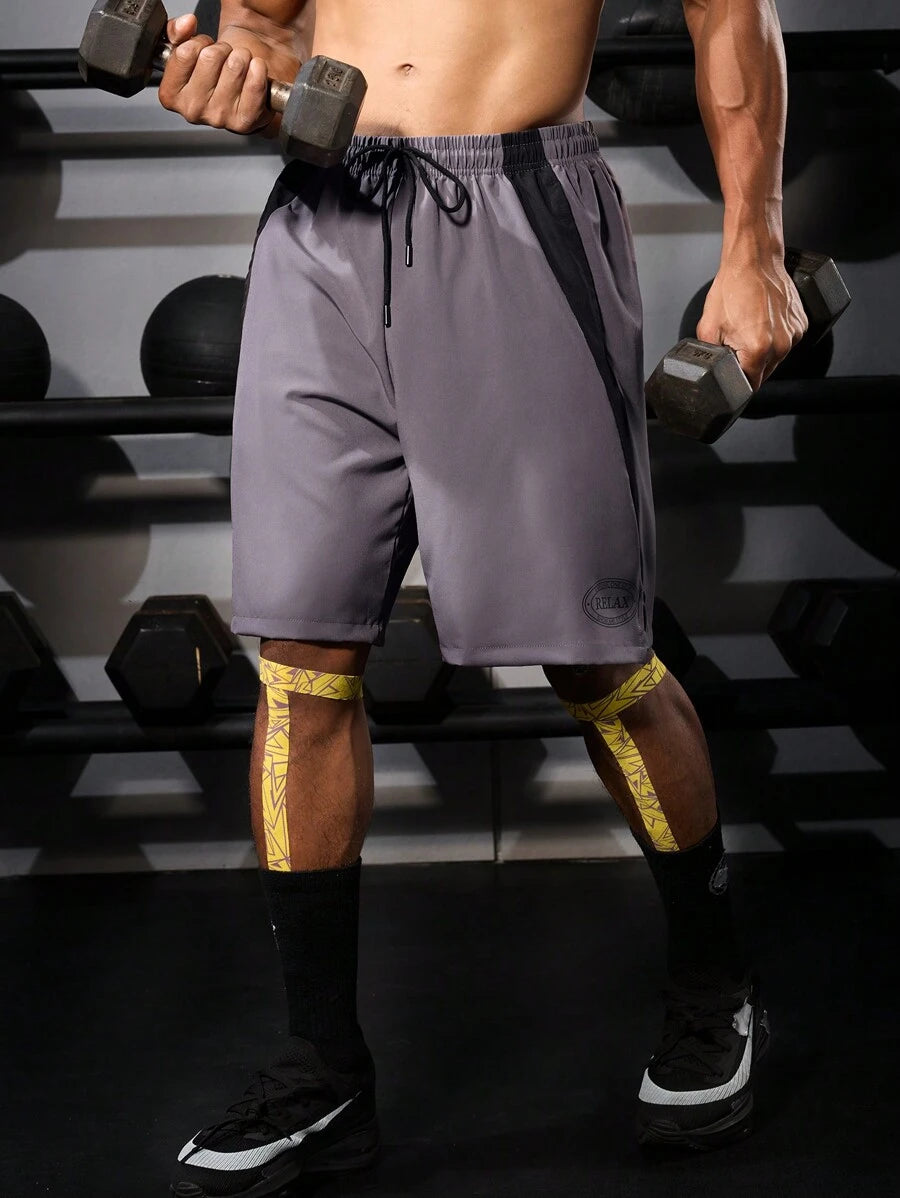 13890 1t-006 Pantalones cortos deportivos con cintura de cordón